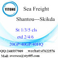 Shantou Port Seefracht Versand nach Skikda